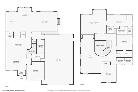 $925,000 | 38232 Placer Creek Street, Murrieta, CA 92562