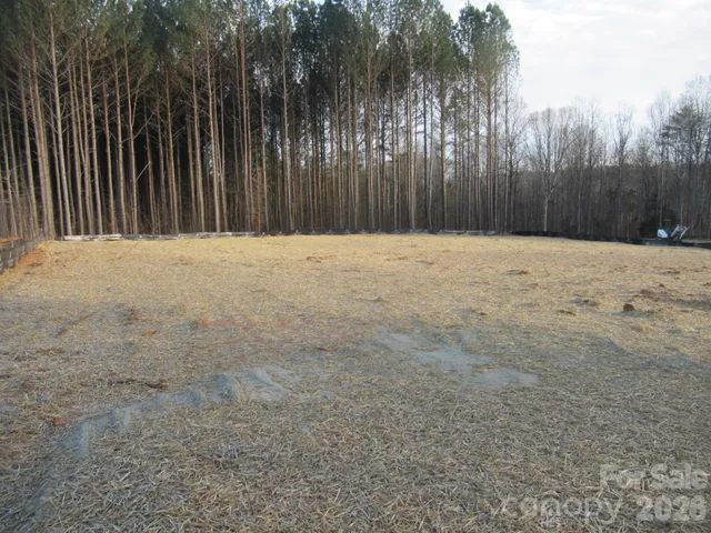 a view of a backyard of the house