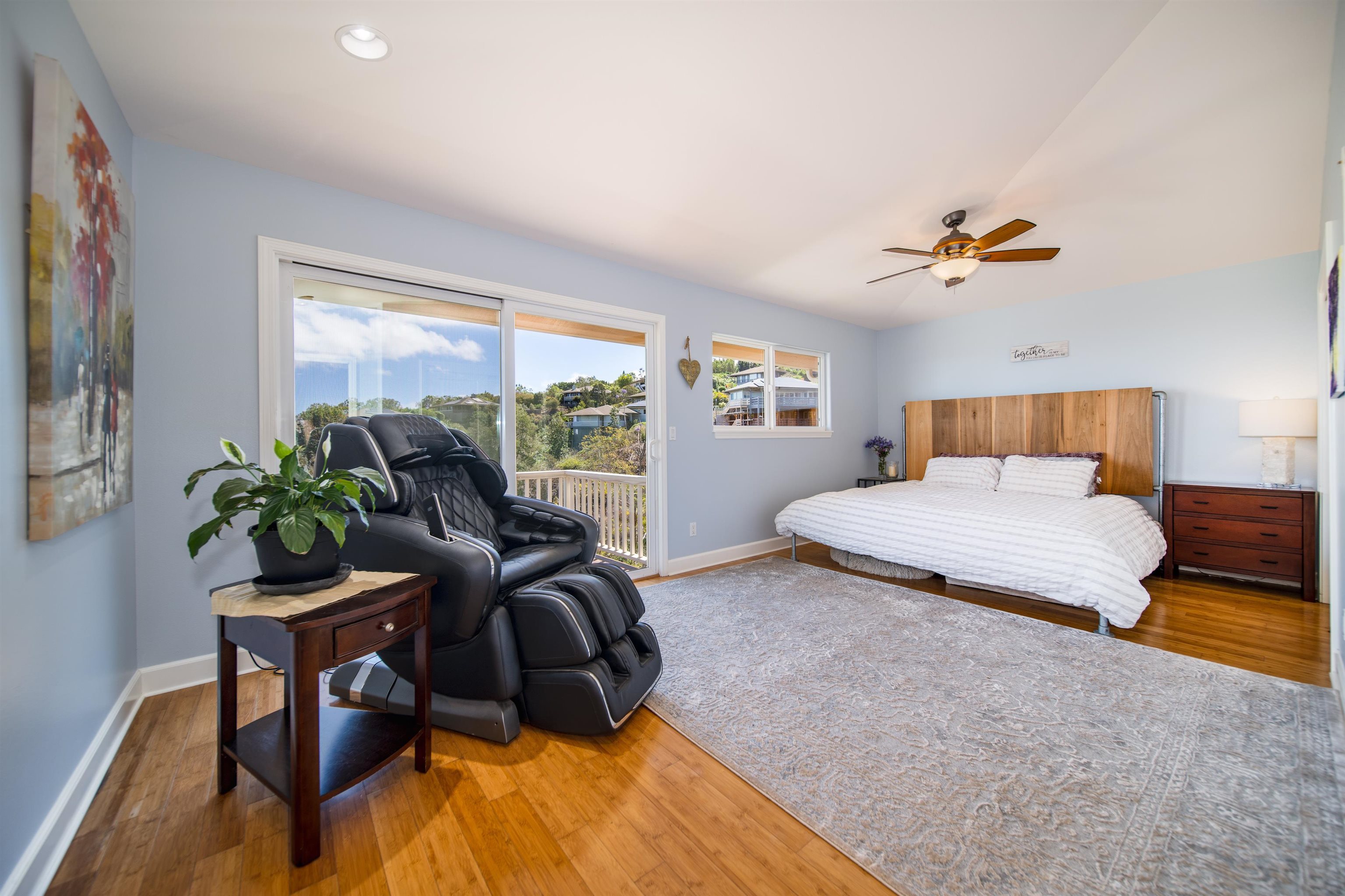 240 Kulamanu Circle Kula, HI 96790 - Photo 11 of 30 a bedroom with furniture and a window