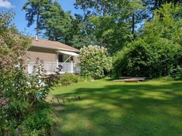 46 Apple Road Brimfield, MA 01010 - Photo 12 of 37 a view of backyard of house with green space