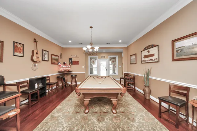 a kitchen with lots of counter top space