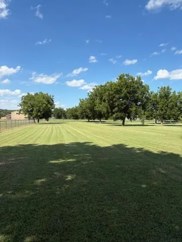 a view of a green field