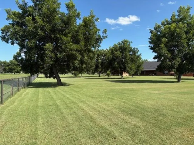 a view of a golf course