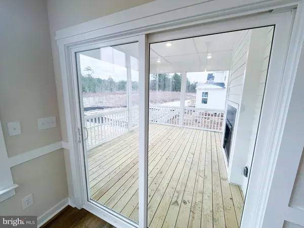a view of a hardwood floor