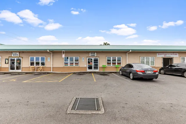 a car parked in front of a house