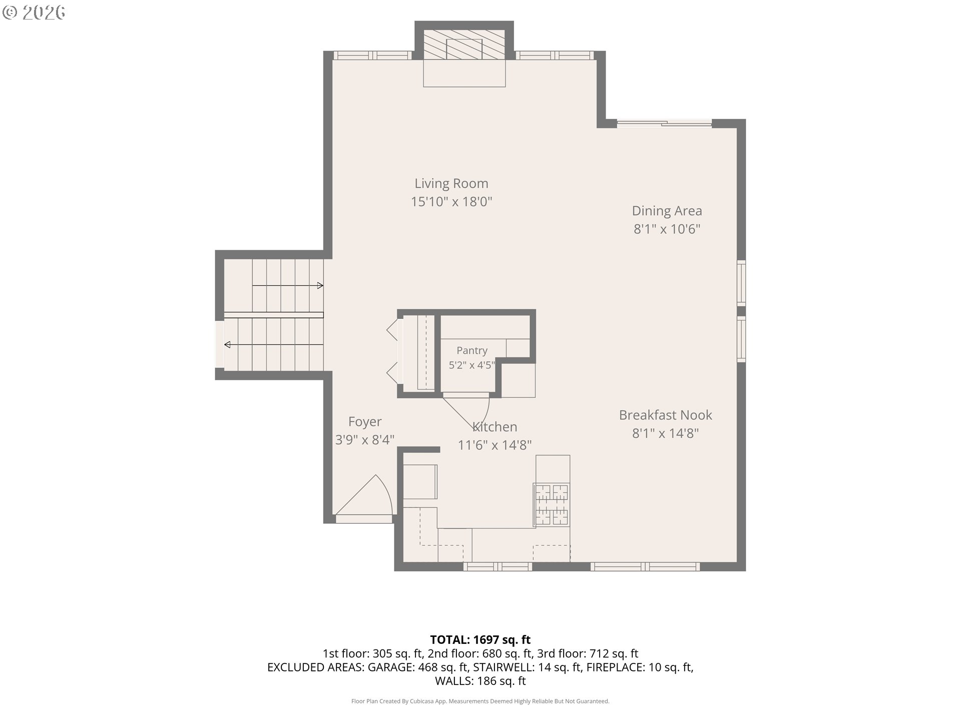 7295 Southwest Alpine Drive Beaverton, OR 97008 - Photo 45 of 48 Floor Plan