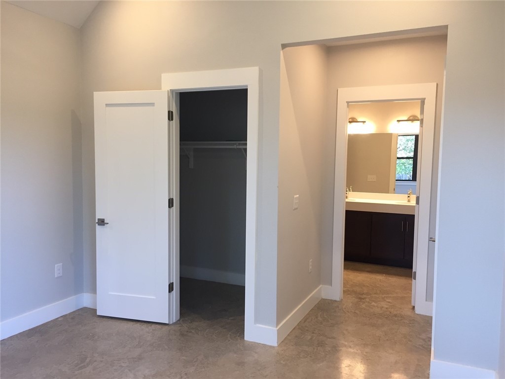 5621 Adams Avenue, Unit B Austin, TX 78756 - Photo 3 of 7 a view of an empty room with a bathroom