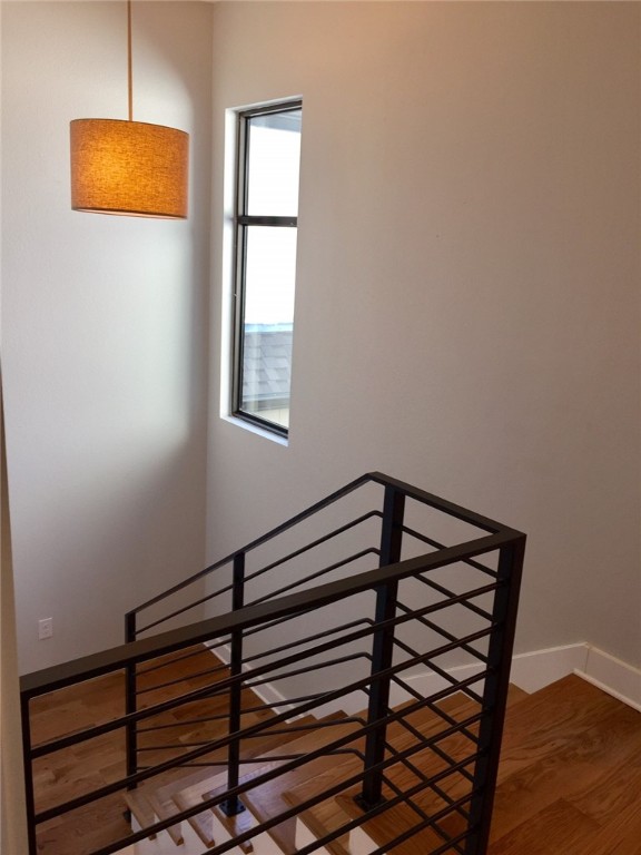 5621 Adams Avenue, Unit B Austin, TX 78756 - Photo 4 of 7 a view of entryway with wooden floor