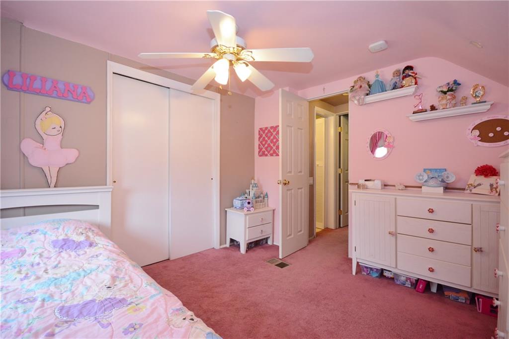 2147 Swallow Hill Road Pittsburgh, PA 15220 - Photo 12 of 19 3rd Bedroom located on the Upper Floor....Lots of Storage Space Hidden Away in the Closet!!