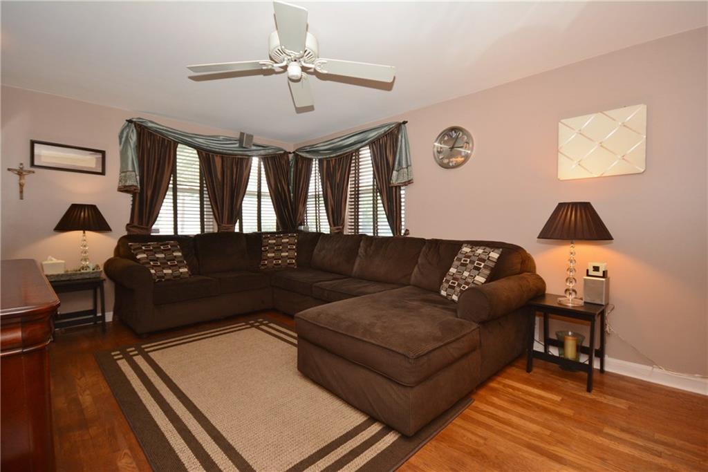 2147 Swallow Hill Road Pittsburgh, PA 15220 - Photo 4 of 19 Large Living Room with Beautiful Hardwood Floors