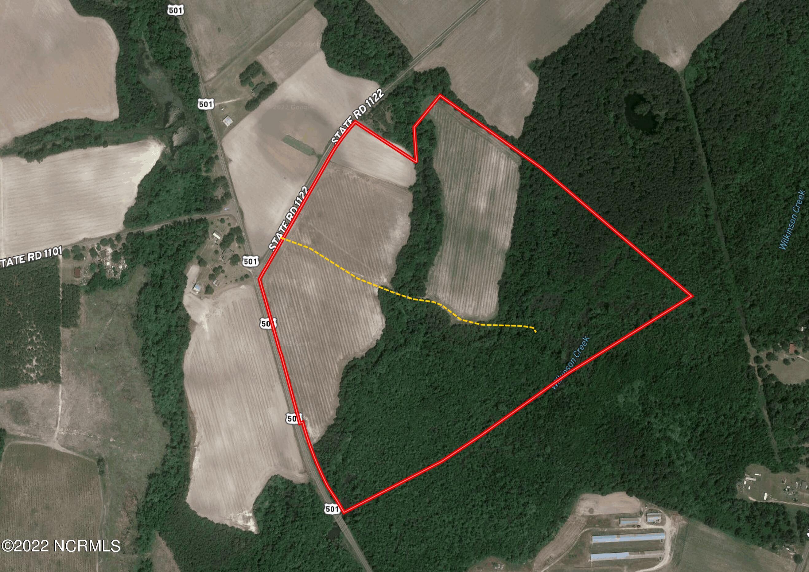 Tbd Mc Leod Road Rowland, NC 28383 - Photo 1 of 12 aerial with lot lines