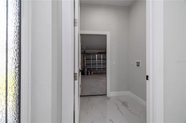 a view of a walk in closet