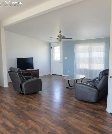 823 Seventh Street Hugo, CO 80821 - Photo 5 of 9 a living room with furniture and a flat screen tv
