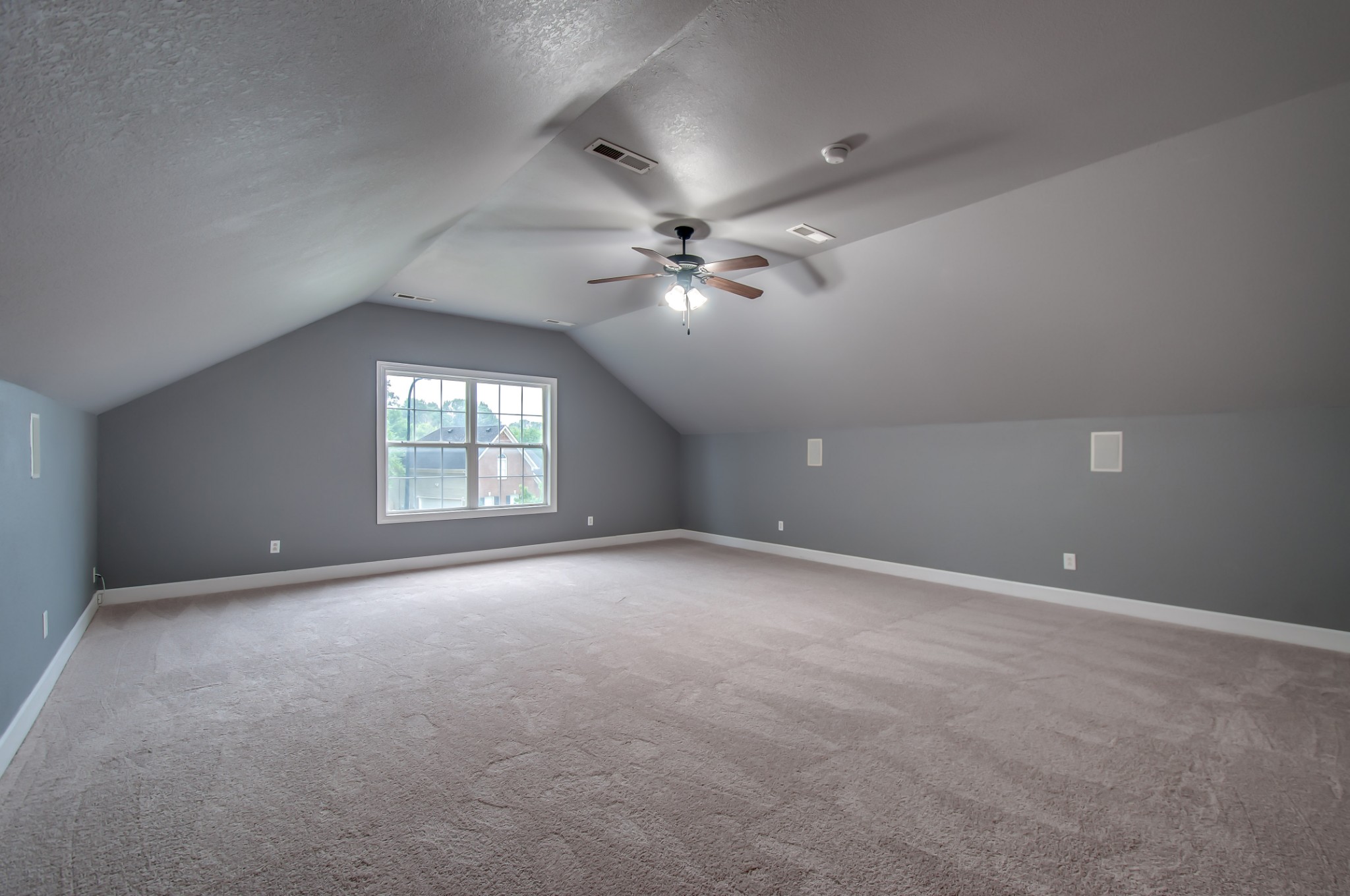 1949 Portway Road Spring Hill, TN 37174 - Photo 26 of 34 an empty room with windows and ceiling fan
