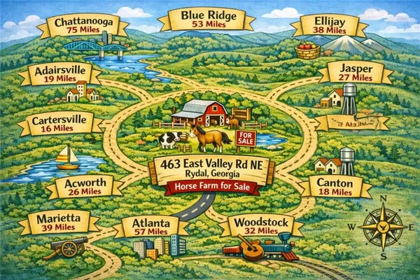 $1,600,000 | 463 East Valley Road Northeast, Rydal, GA 30171