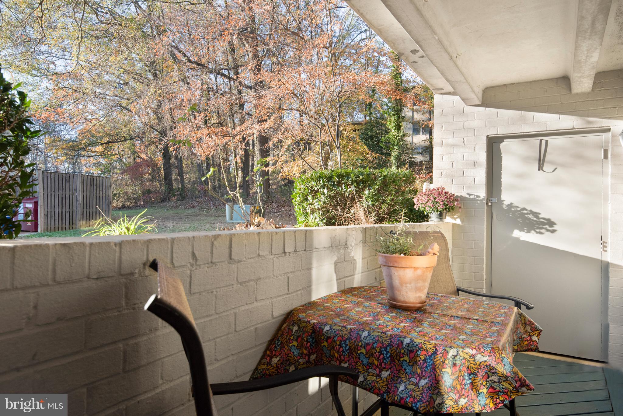 Private patio/terrace