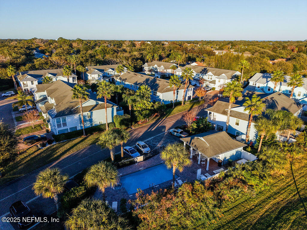 205 Islander Drive St. Augustine, FL 32080 - Photo 34 of 43 an aerial view of residential houses with outdoor space