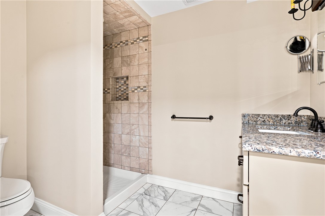 45 Pine Swamp Road Cumberland, RI 02895 - Photo 34 of 49 Lower level bathroom
