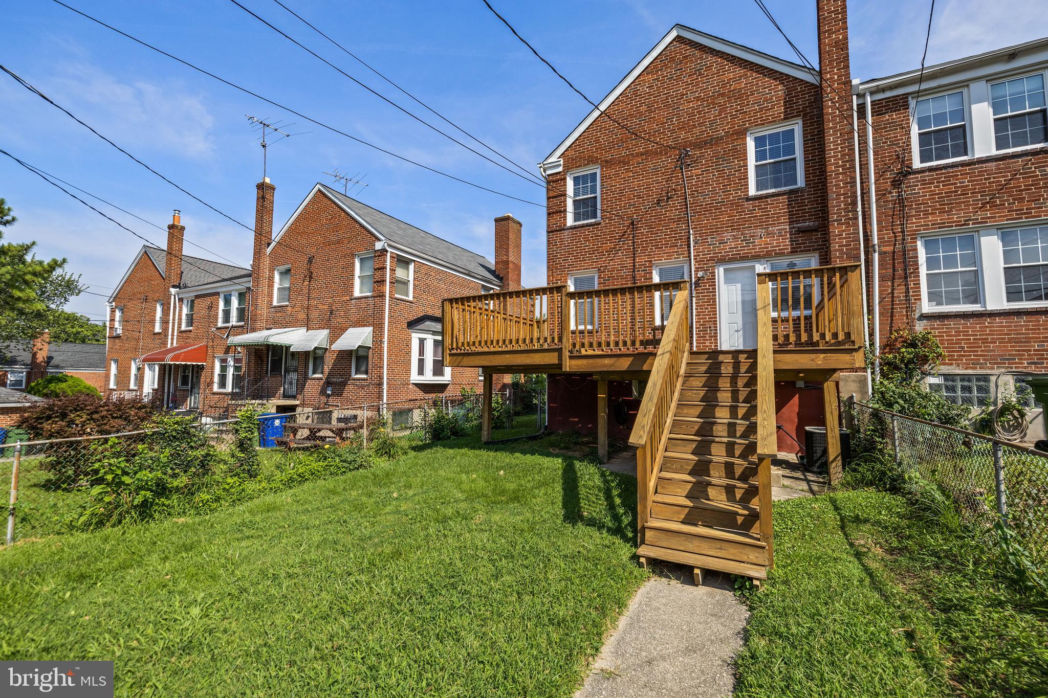 1507 Upshire Road Baltimore, MD 21218 - Photo 30 of 31 fenced rear yard