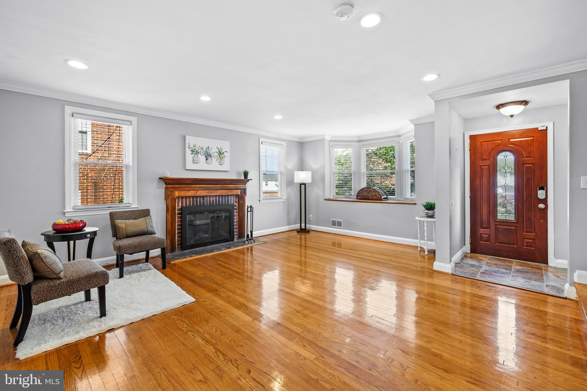 1507 Upshire Road Baltimore, MD 21218 - Photo 5 of 31 wood burning fireplace