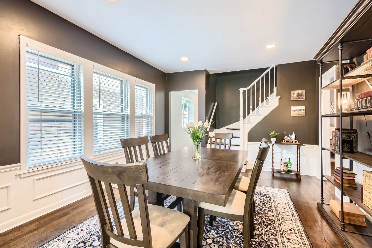 2502 Keystone Avenue North Riverside, IL 60546 - Photo 5 of 27 a view of a dining room with furniture window and wooden floor