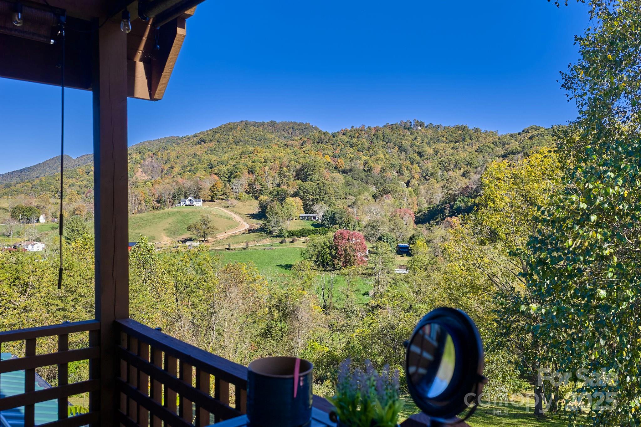 145 Keener Road Canton, NC 28716 - Photo 14 of 48 a view of a yard from a balcony