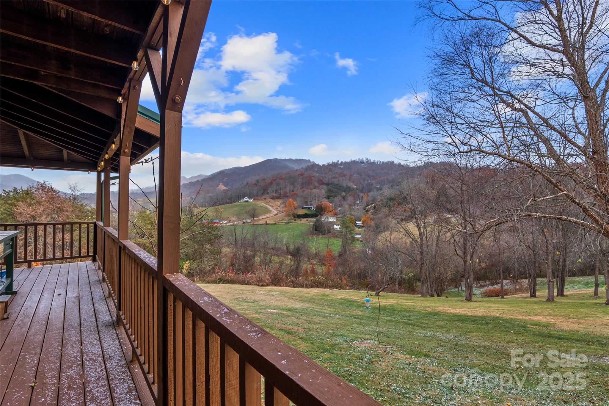 145 Keener Road Canton, NC 28716 - Photo 20 of 48 a view of a balcony with an outdoor space