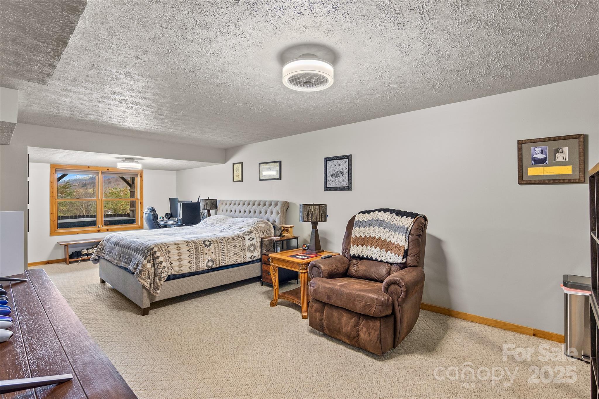 145 Keener Road Canton, NC 28716 - Photo 46 of 48 a bedroom with a bed and couch