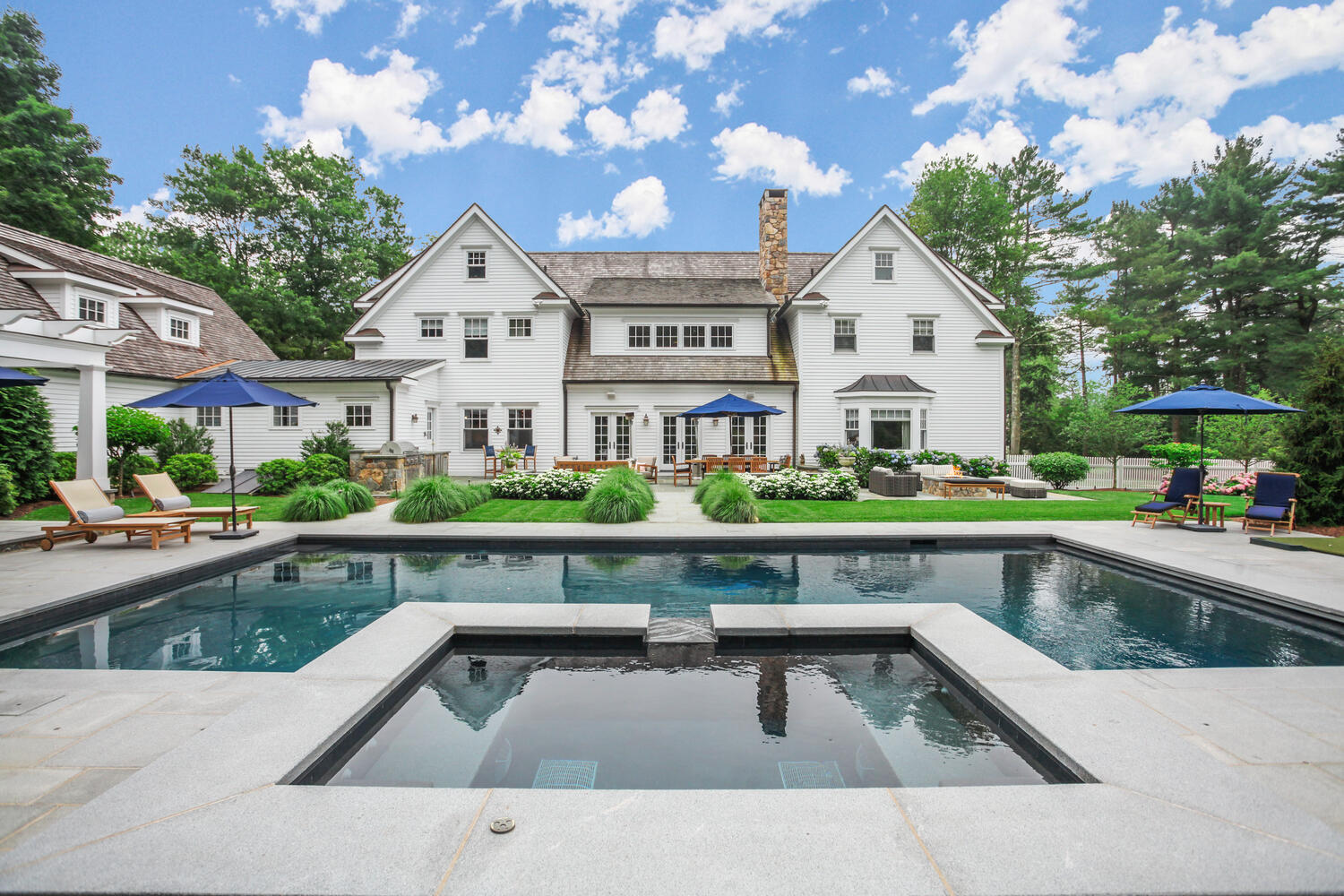 3 Half Mile Road Darien, CT 06820 - Photo 1 of 49 a view of a white house with a yard