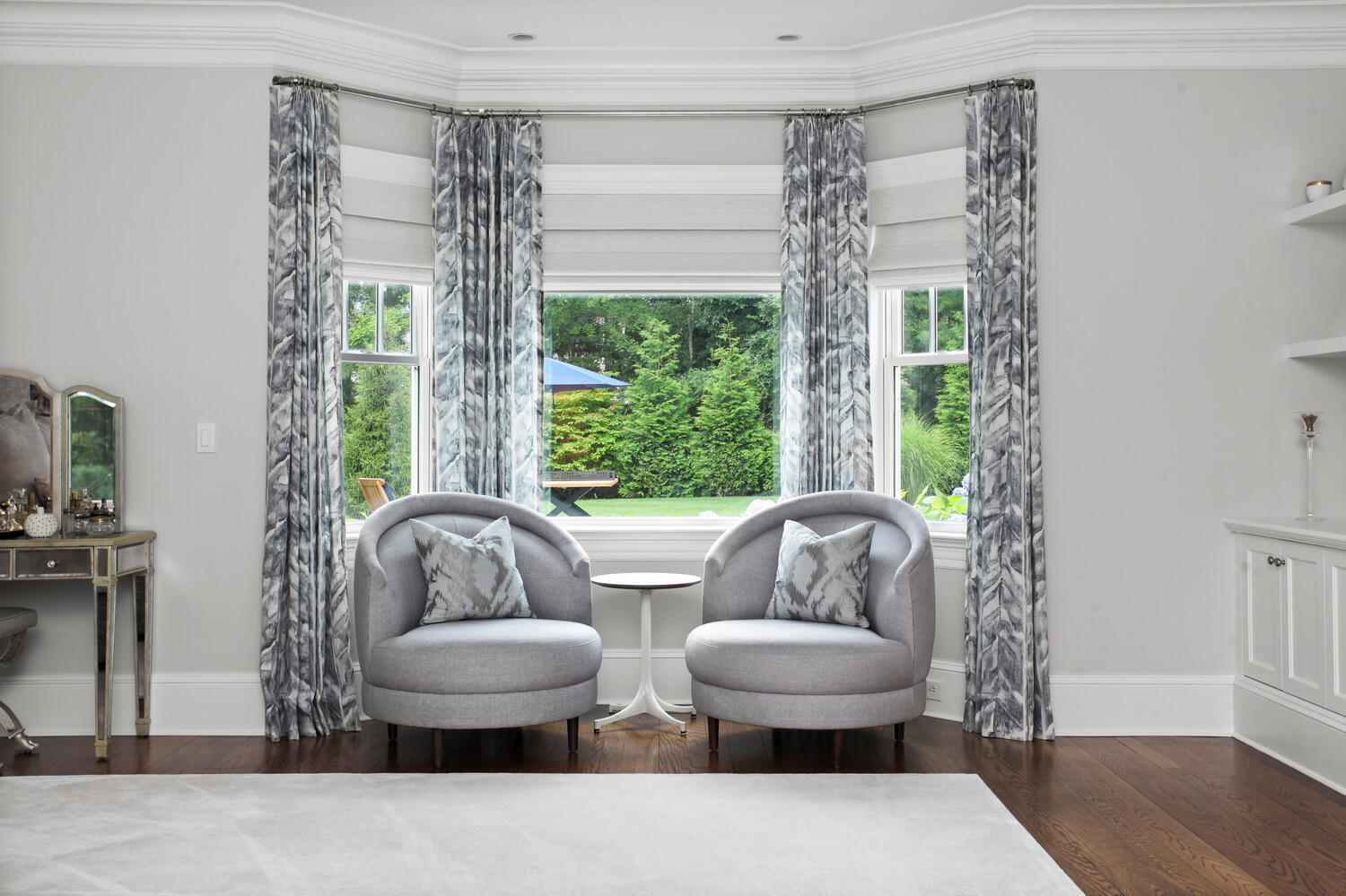 3 Half Mile Road Darien, CT 06820 - Photo 23 of 49 a living room with furniture and a large window
