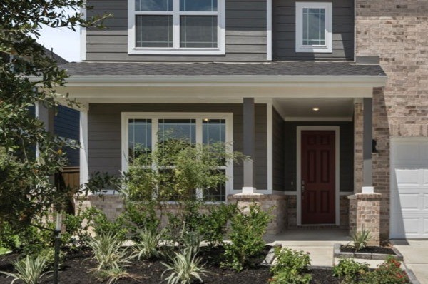 309 Gambels Quail Road Hempstead, TX 77445 - Photo 3 of 27 front view of a brick house with a large window