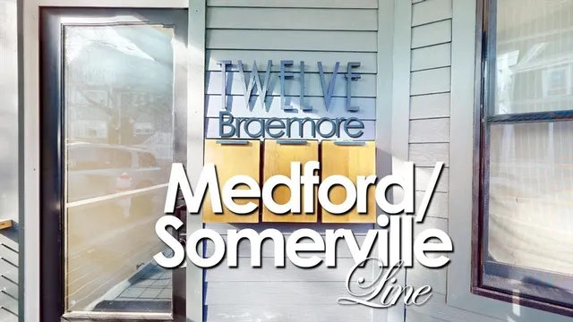 a sign board with a window