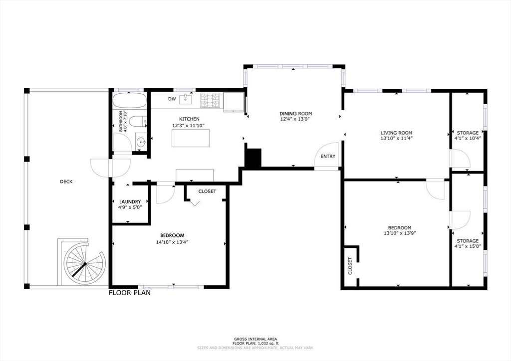 12 Braemore Road, Unit 2 Medford, MA 02155 - Photo 17 of 19 a picture of a floor plan
