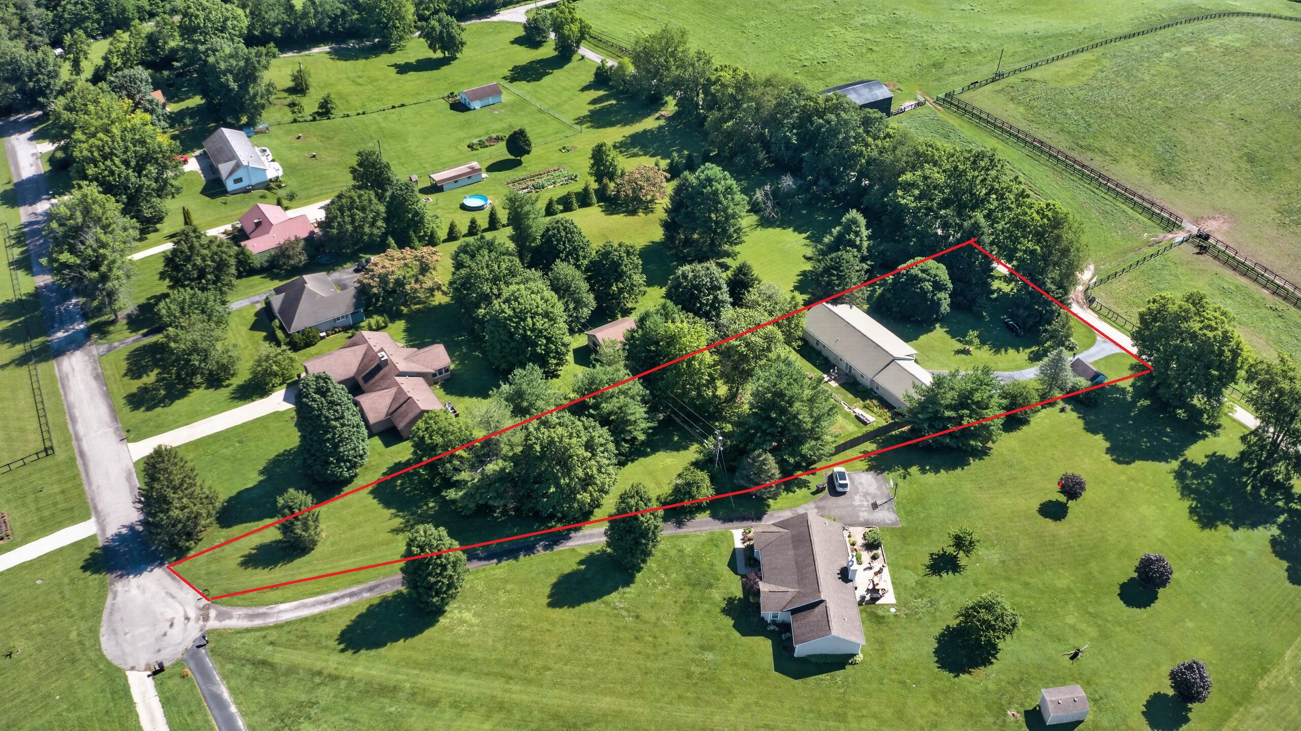 600 Allen Ison Road Harrodsburg, KY 40330 - Photo 43 of 43 Approx boundary lines