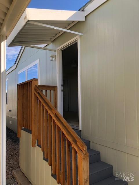 8154 D Street Windsor, CA 95492 - Photo 3 of 14 a view of balcony with wooden floor and stairs