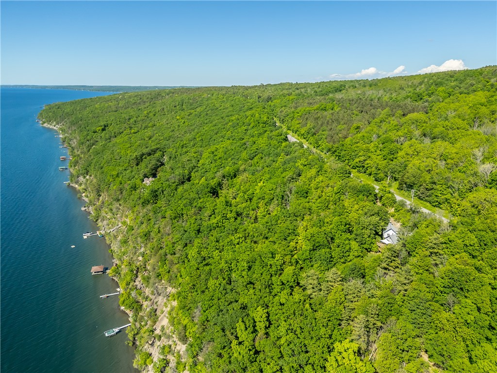 198 East Lake Road Middlesex, NY 14544 - Photo 40 of 50 AERIAL VIEW OF CANANDAIGUA LAKE COAST LOOKING NORT