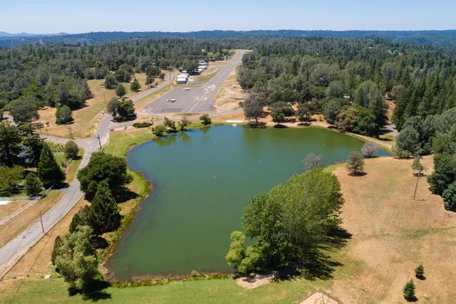 a view of a city and mountains