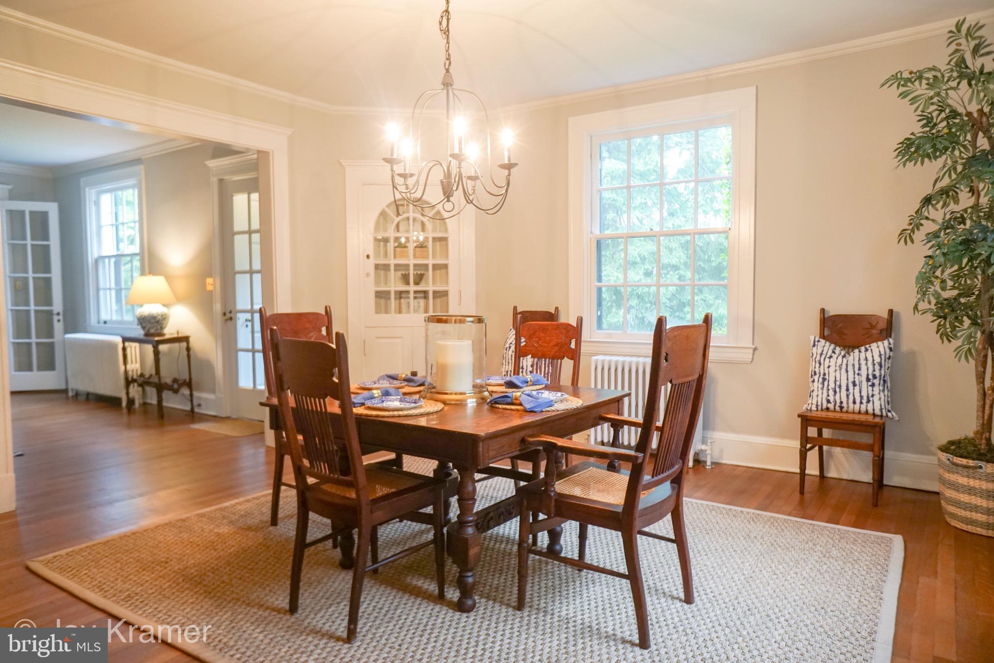 4911 Falls Rd Terrace Baltimore, MD 21210 - Photo 14 of 34 Dining room looking into living room