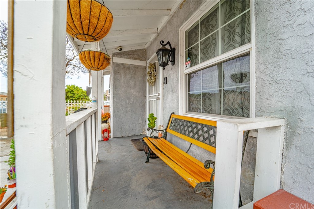 a view of outdoor space and porch
