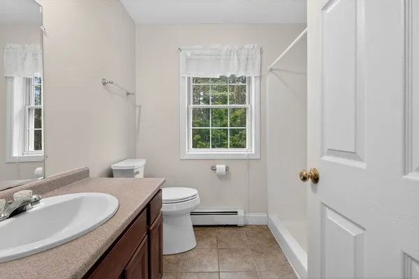 a bathroom with a sink and a toilet