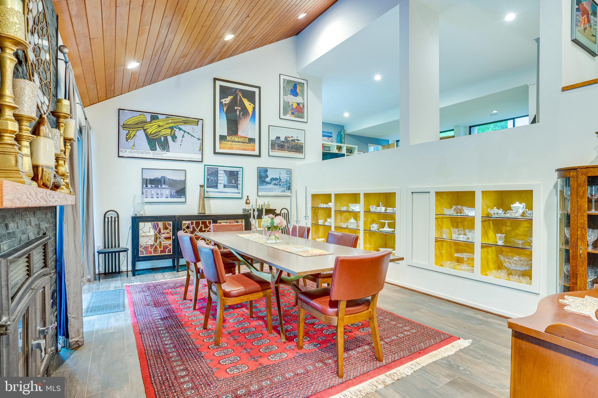11405 Purple Beech Drive Reston, VA 20191 - Photo 26 of 72 a view of a dining room with furniture window and wooden floor