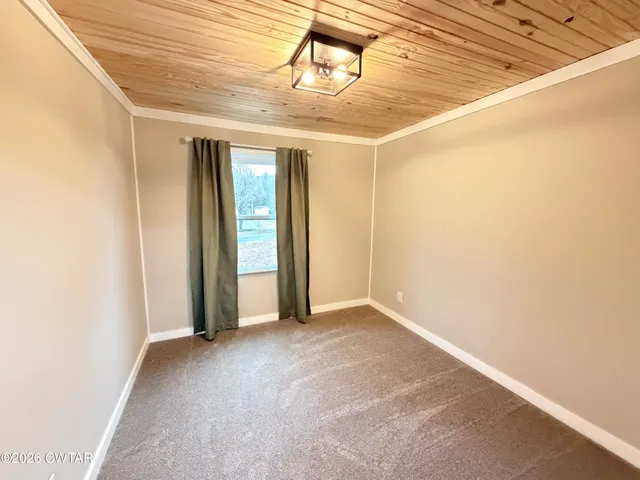 a view of an empty room