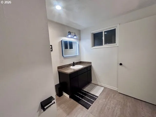 a view of a porch with a refrigerator