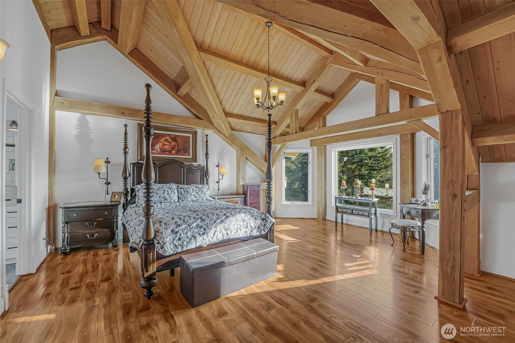 528 Waynes Ridge Circle Camano Island, WA 98282 - Photo 20 of 40 a living room with furniture and a wooden floor