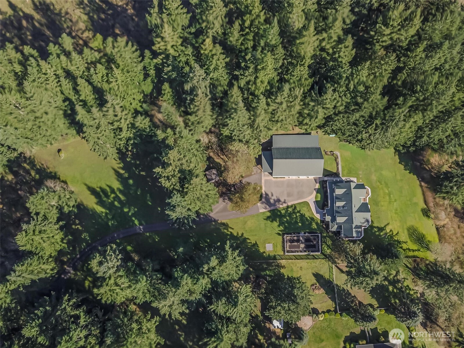 528 Waynes Ridge Circle Camano Island, WA 98282 - Photo 2 of 40 an aerial view of a house with a yard