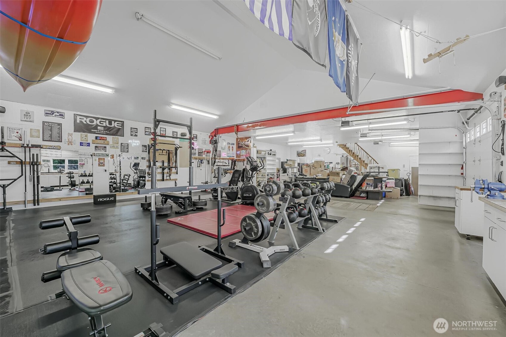 528 Waynes Ridge Circle Camano Island, WA 98282 - Photo 36 of 40 a gym room with lots of gym equipment