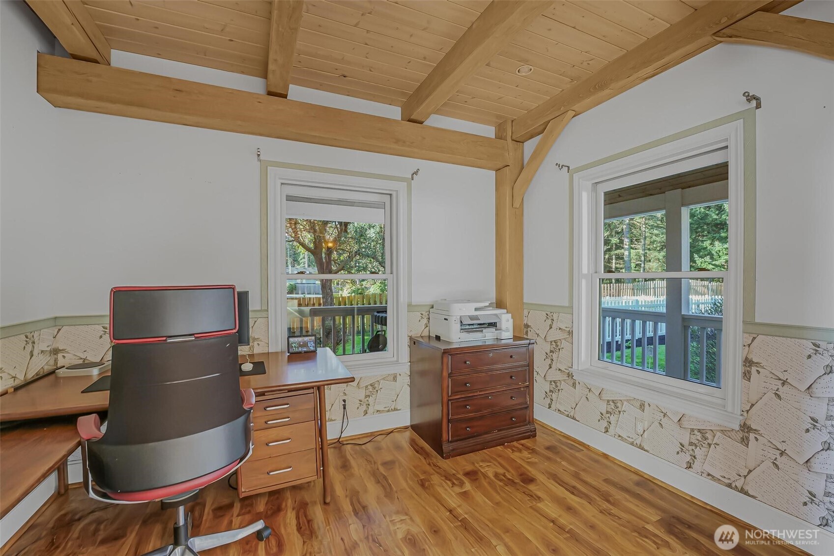 528 Waynes Ridge Circle Camano Island, WA 98282 - Photo 5 of 40 a living room with furniture and a floor to ceiling window