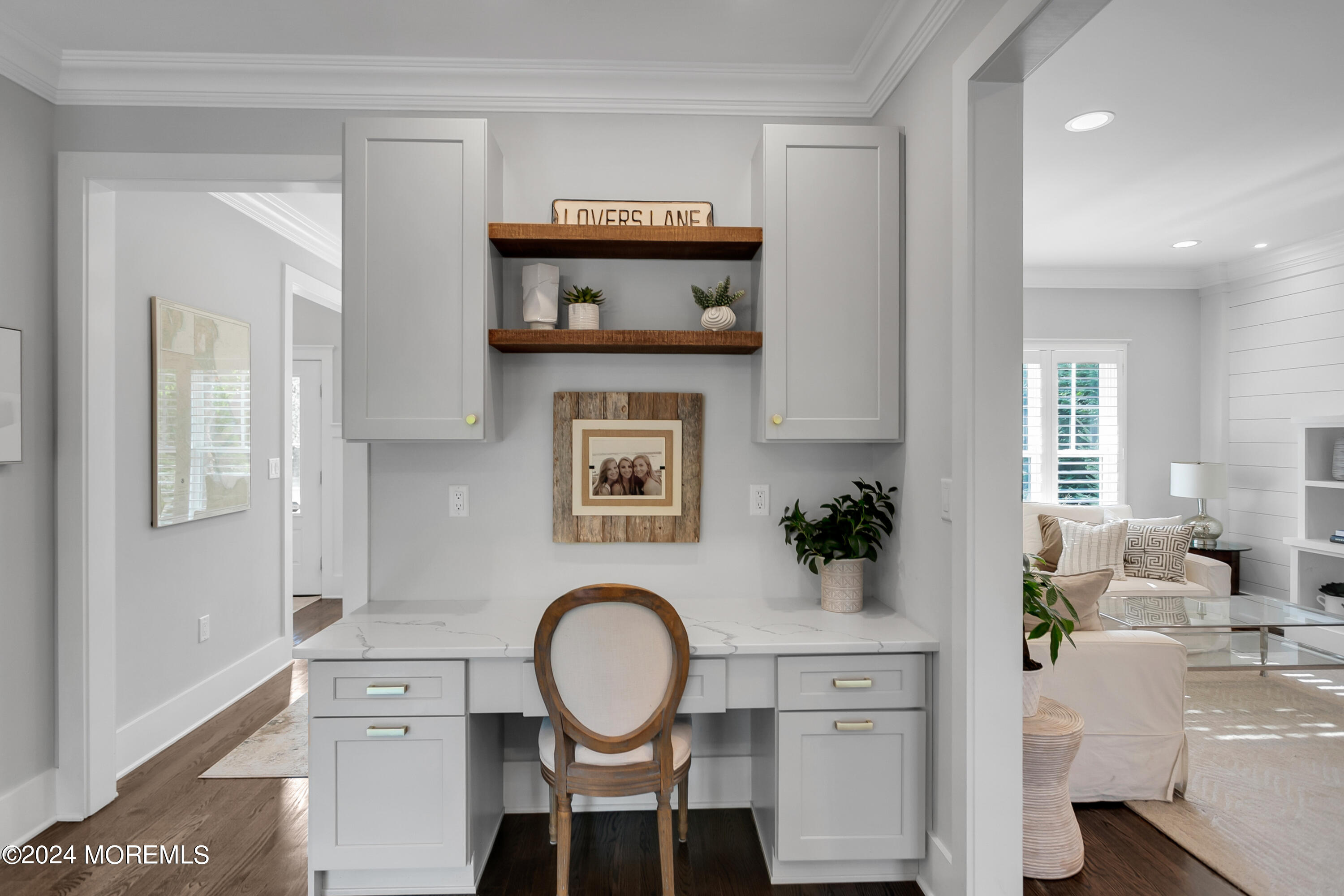 27 Center Street Rumson, NJ 07760 - Photo 17 of 57 a view of living room and kitchen