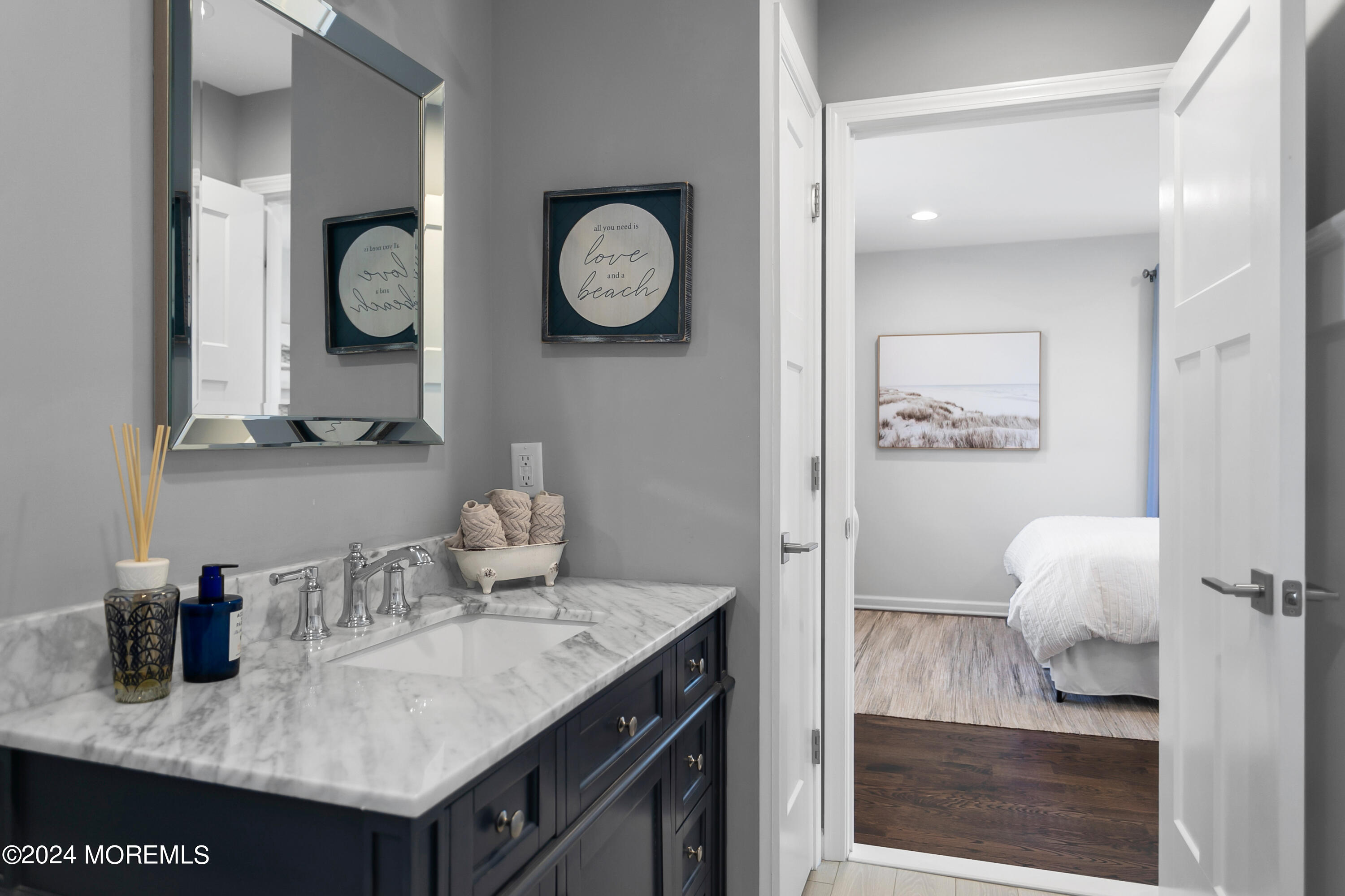 27 Center Street Rumson, NJ 07760 - Photo 35 of 57 a kitchen with a sink cabinets and wooden floor