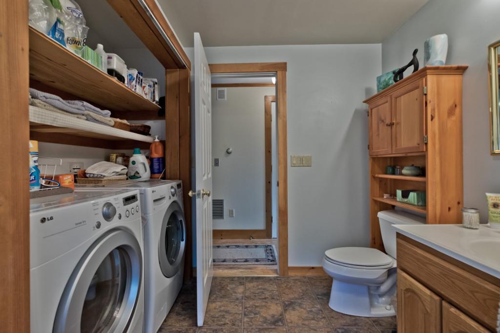 151 Black Mountain Road Harrison, ME 04040 - Photo 13 of 35 Washer and dryer in first floor full...